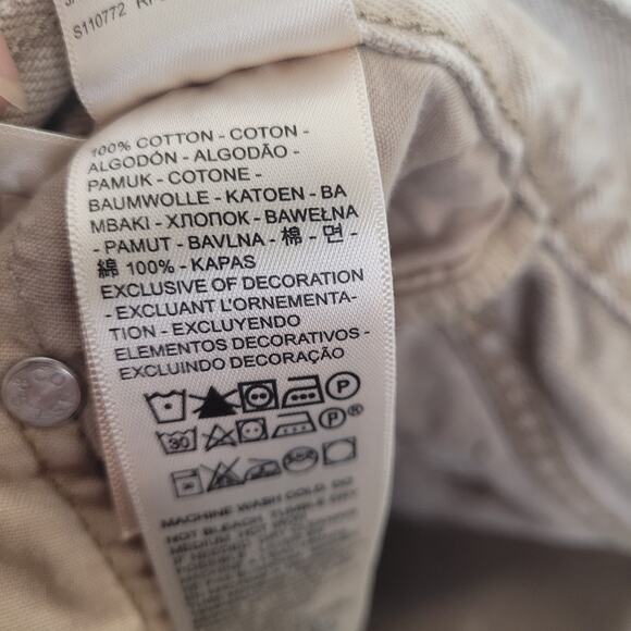 Levi's 501 premium All Beige jeans Size 28/30 Classic Retro Clean - Picture 13 of 13